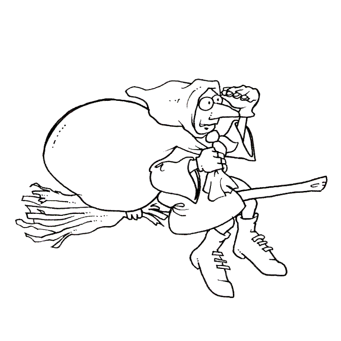 old befana coloring pages - photo #6